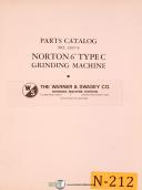 Norton-Norton 6\" Type C, Cylindrical Grinding, 2397-3 Parts Manual 1966-6\"-Type C-01